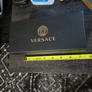 Versace Gift Box Storage Sunglasses Cardboard Black 3" x 7" x 3"